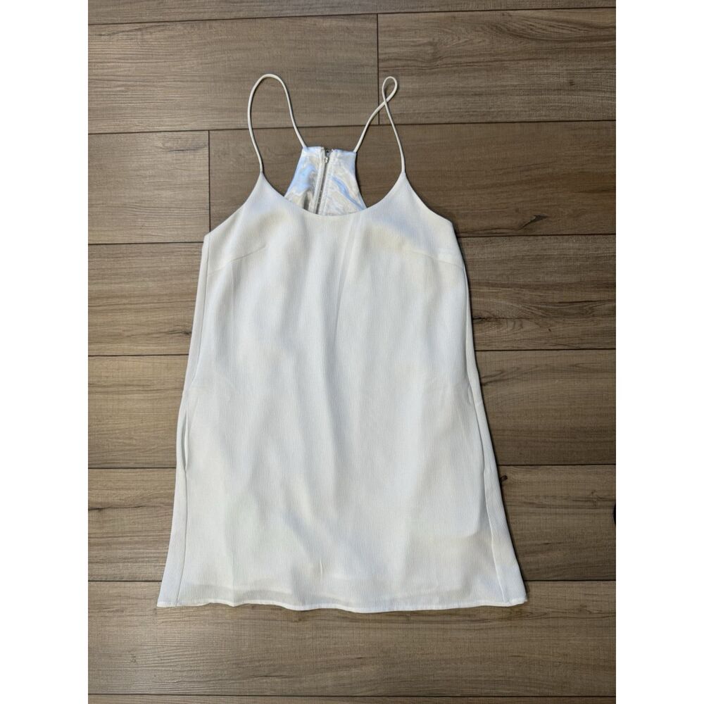 Dainty Hooligan White Cocktail Dress M Medium Flowy Women’s Shift Short